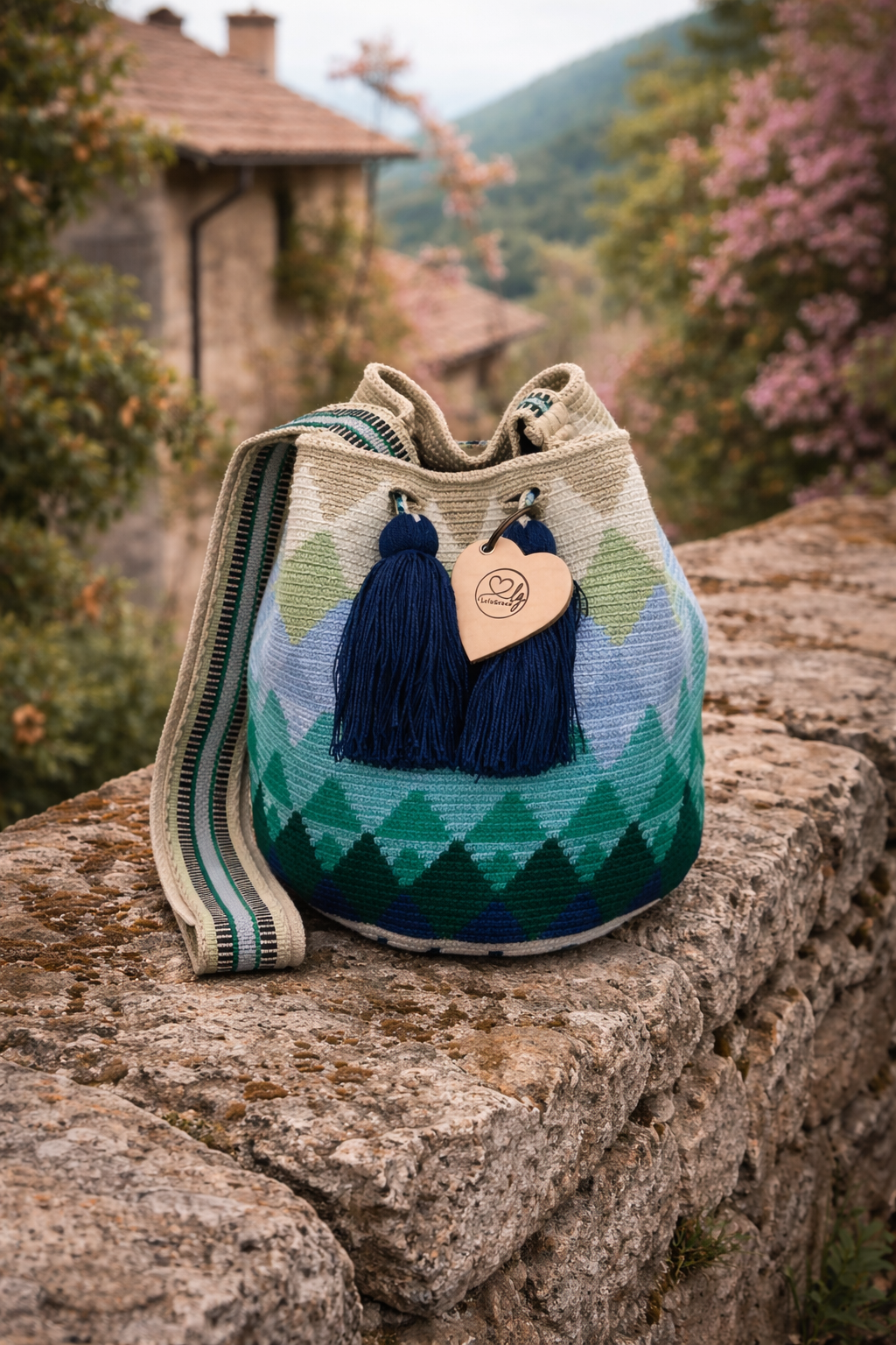 Luz Marina - Medium Wayuu Tas