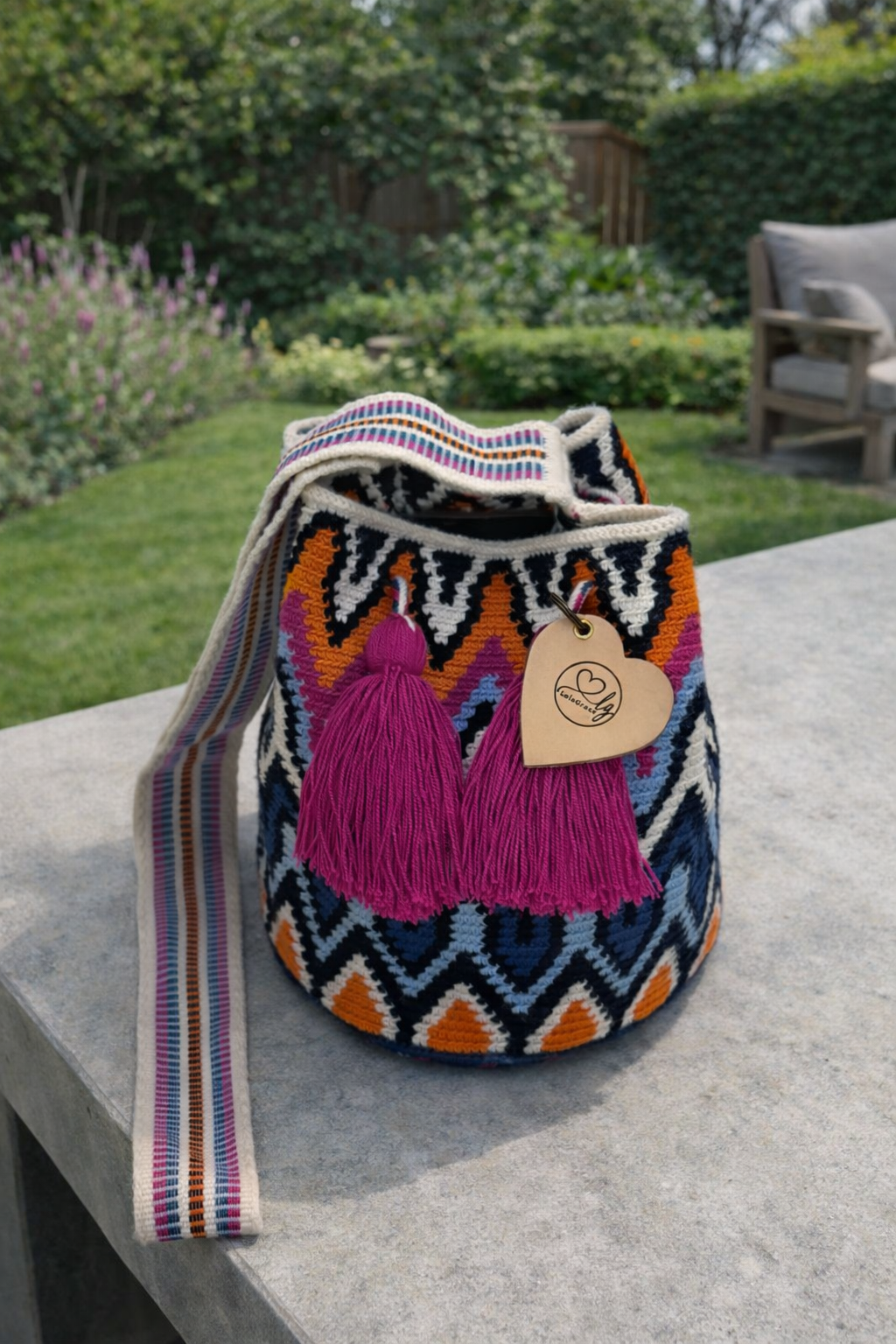 Bianca - Medium Wayuu Bag